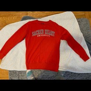 College sweatshirt